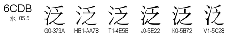 U+6CDB